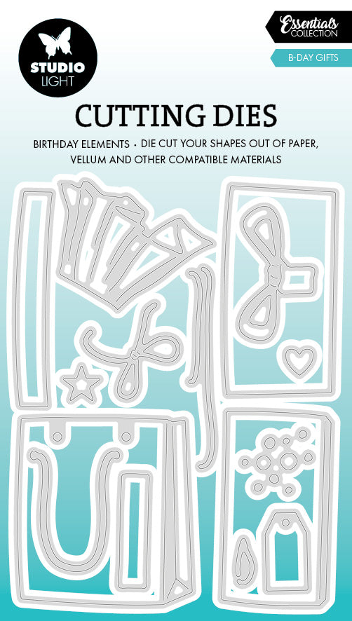 SL Cutting Die B-Day Gifts Essentials 15 PC-1