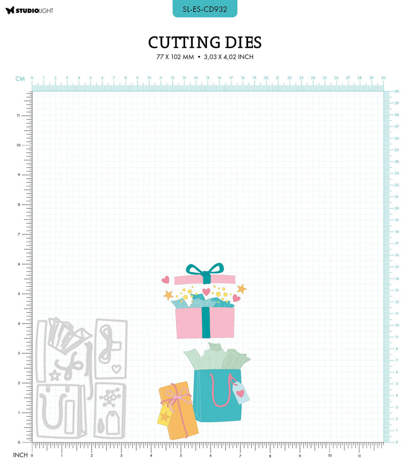 SL Cutting Die B-Day Gifts Essentials 15 PC-2