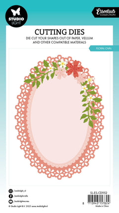 SL Cutting Die Floral Oval Essentials 10 PC-2