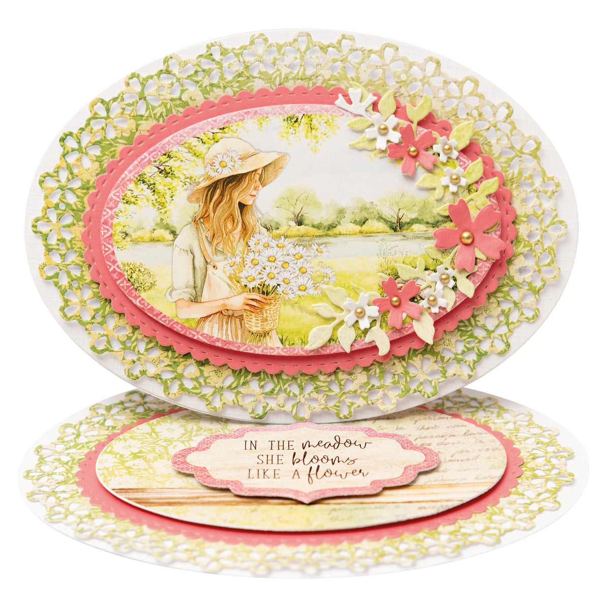 SL Die-Cut Paper Pad Paper Elements Spring Meadow 20 SH-3