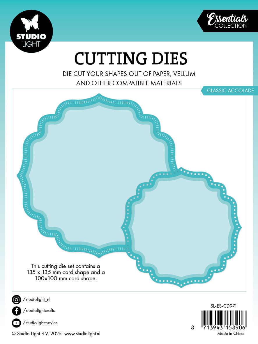 SL Cutting Die Classic Accolade Essentials 6 PC-2
