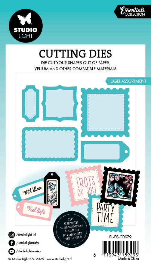 SL Cutting Die Label Assortment Essentials 10 PC-2