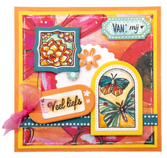 SL Clear Stamp Butterfly Labels Essentials 5 PC-4