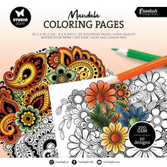 SL Coloring Pages Mandala Essentials 20 Sheets-1