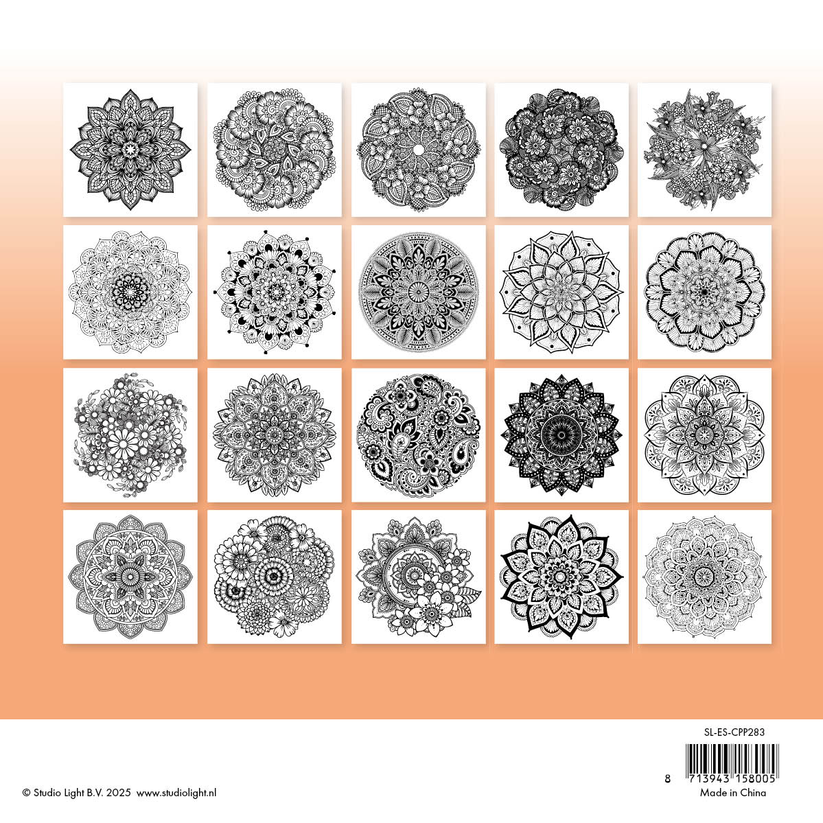 SL Coloring Pages Mandala Essentials 20 Sheets-2