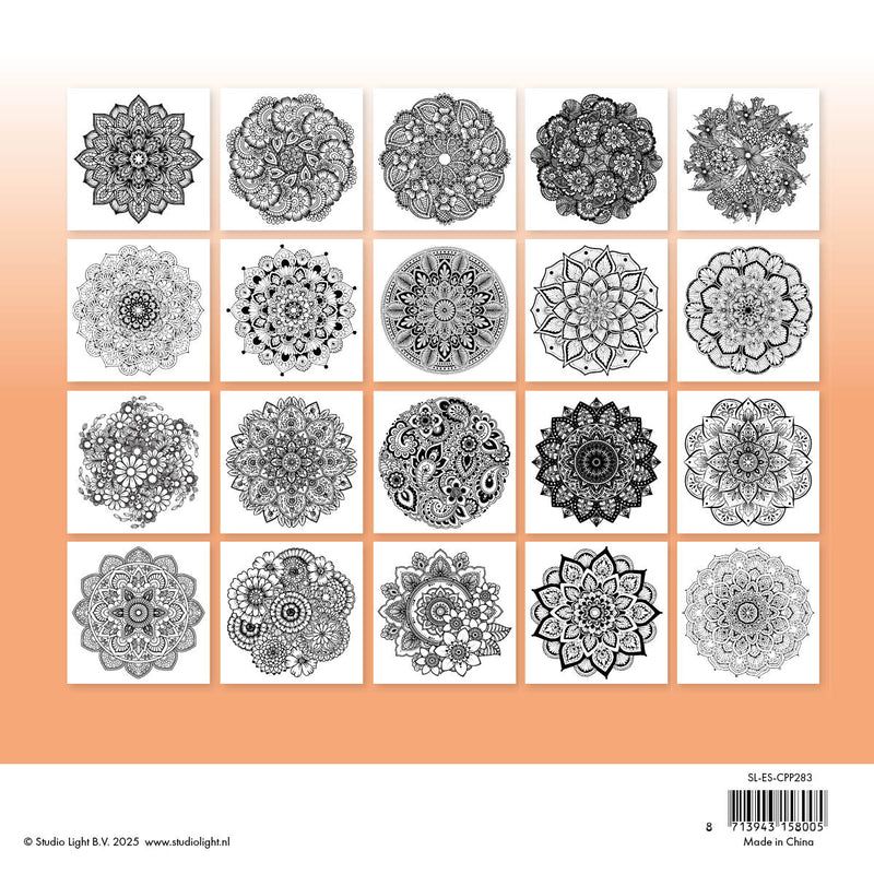 SL Coloring Pages Mandala Essentials 20 Sheets-2