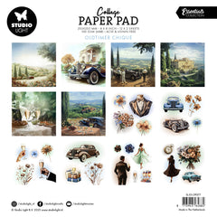 SL Collage Paper Pad Oldtimer Chique Essentials 24 Sheets-2
