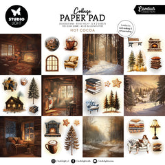 SL Collage Paper Pad Hot Cocoa Essentials 203x203x5mm 24 Sheets-1