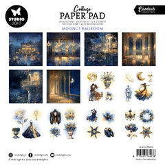 SL Collage Paper Pad Moonlit Ballroom Essentials 203x203x5mm 24 Sheets-2
