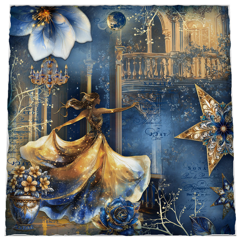 SL Collage Paper Pad Moonlit Ballroom Essentials 203x203x5mm 24 Sheets-3