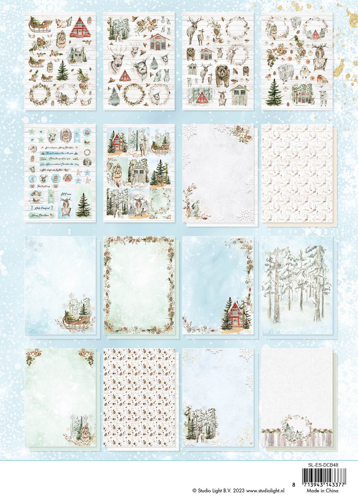 SL Bloc DIY Essentiels de Noël 294x210x9mm 32 Feuilles n°48-4