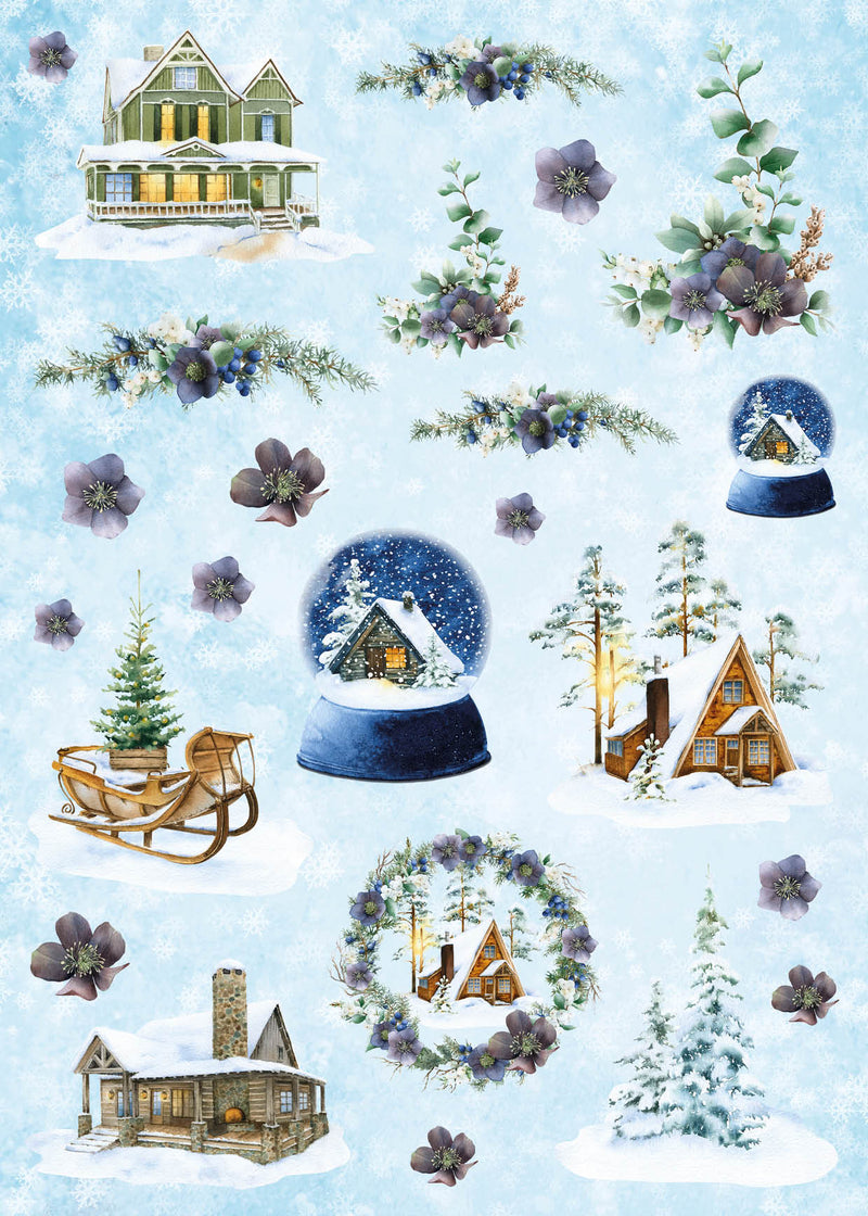 SL DIY Block Winter Scene Essentials 294x210x9mm 32 SH nr.60-25