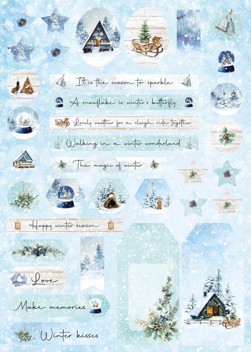 SL DIY Block Winter Scene Essentials 294x210x9mm 32 SH nr.60-27