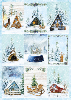 SL DIY Block Winter Scene Essentials 294x210x9mm 32 SH nr.60-28