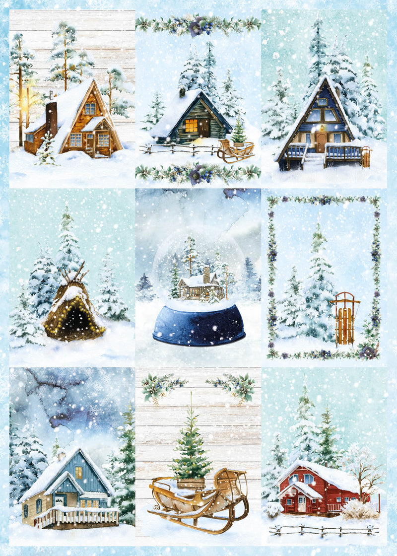 SL DIY Block Winter Scene Essentials 294x210x9mm 32 SH nr.60-28