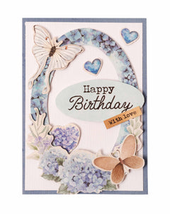 Bloque de troqueles SL Marcos florales en colores pastel Essentials 105x148x3mm 24 hojas n.º 65-6