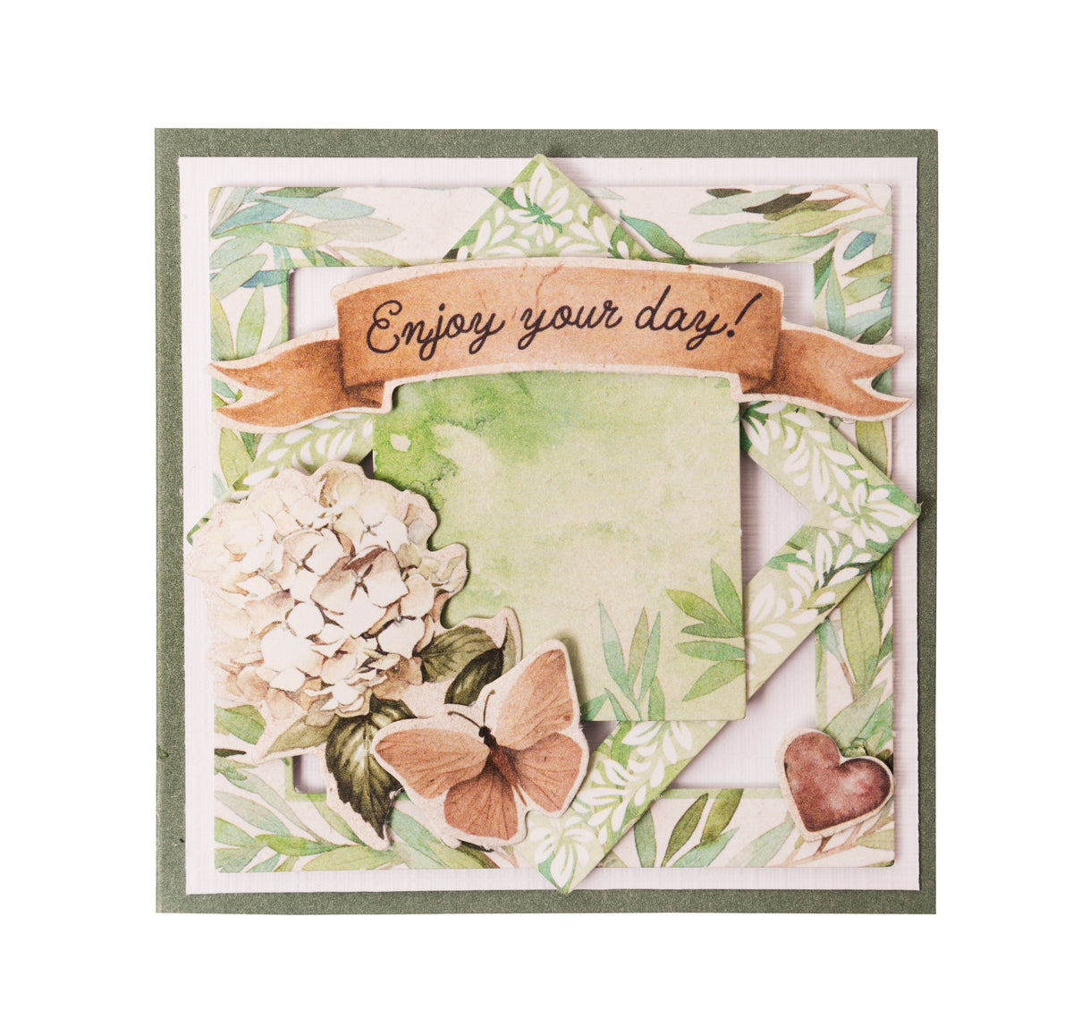 SL Die-Cut Block Hydrangea Frames Essentials 105x148x3mm 24 SH nr.66-4