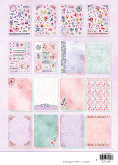 Bloc de papel troquelado SL Wildflowers Essentials 294x210x9mm 32 hojas n.º 145-2