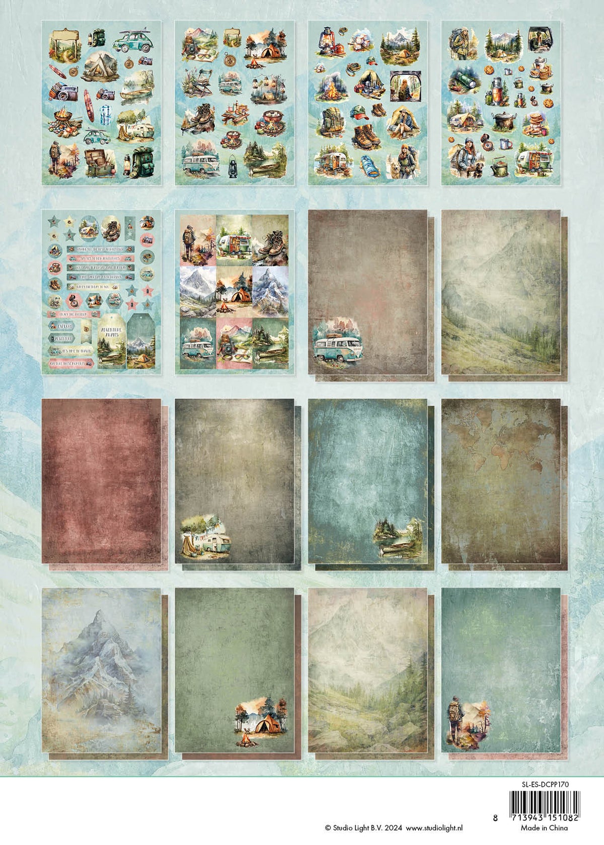 SL Die-Cut Paper Pad Adventure Awaits Essentials 32 SH-3