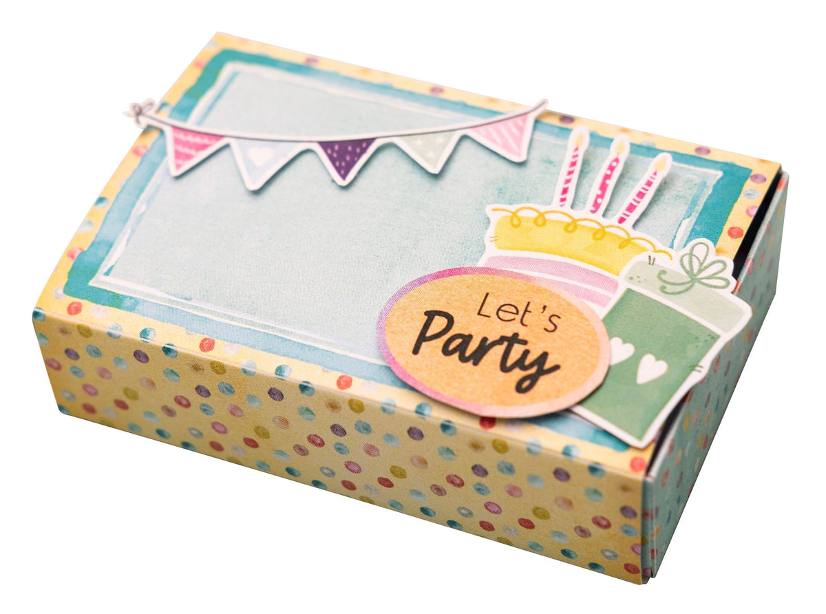 SL DIY Giftboxes Hip Hip Hooray Paper Pad Essentials 12 SH-3