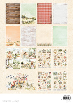 SL Die-Cut Paper Pad Country Roads Essentials 28 Sheets-2