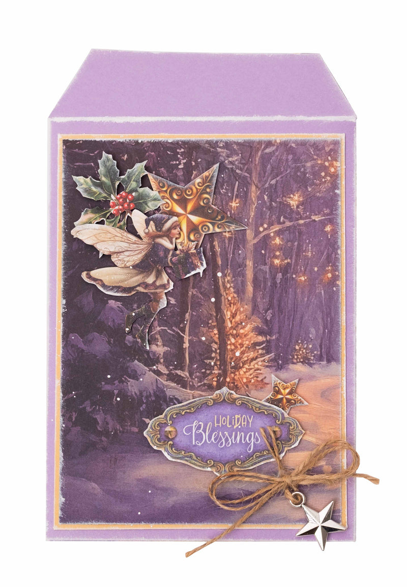Bloc de papier découpé en filière SL Essentiels de Noël féerique 28 feuilles-4