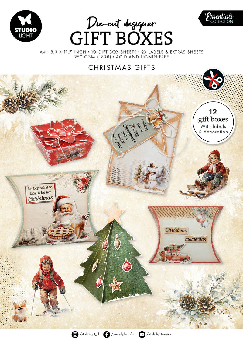 SL DIY Giftboxes Christmas Gifts Essentials 12 Sheets-1