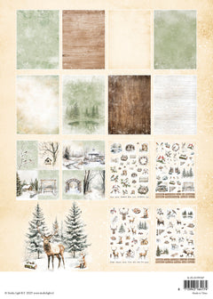 Bloc de papel de diseño troquelado SL Winter Woodland Essentials-2