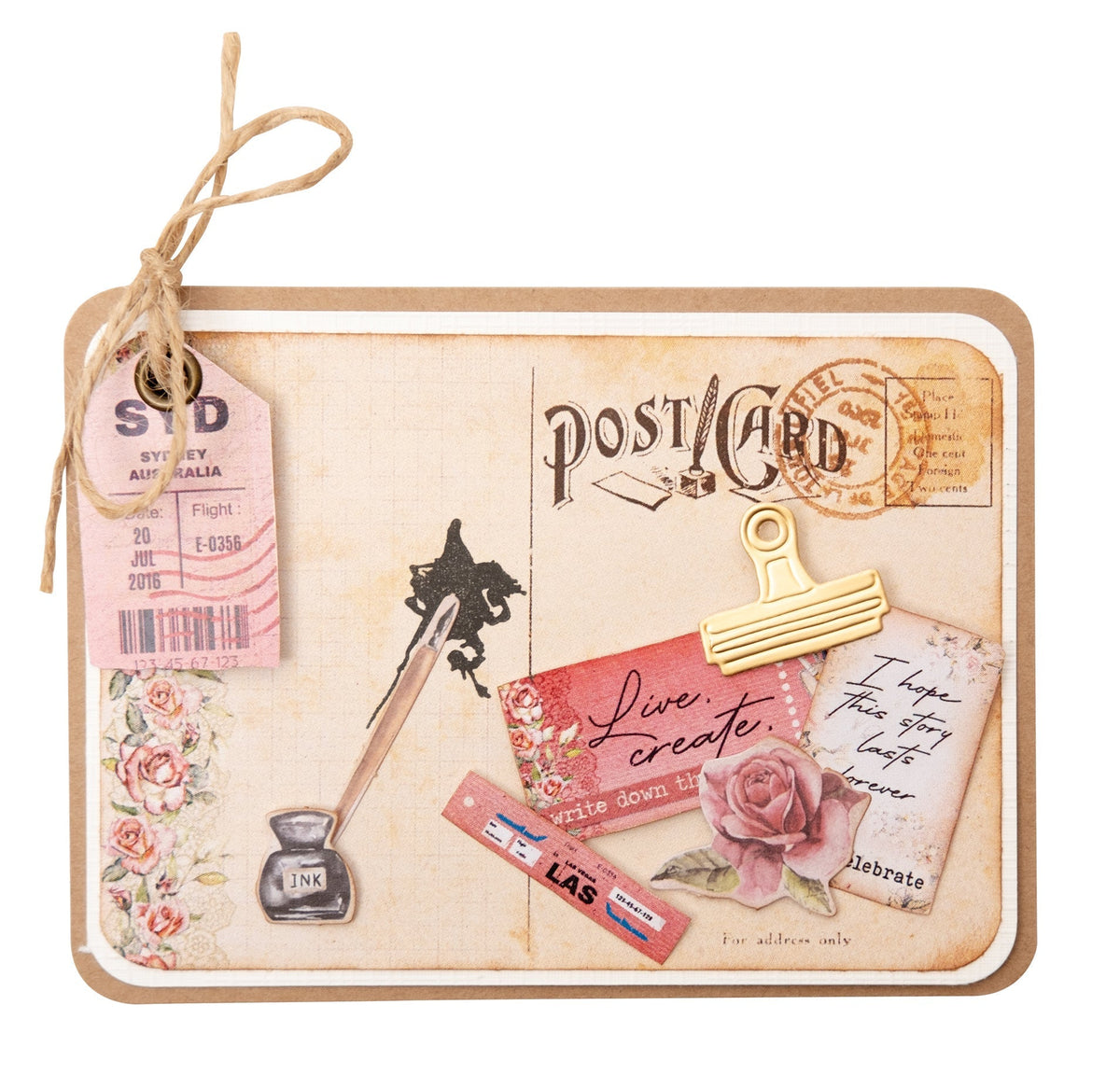 SL Cutting Dies Art Elements Vintage Diaries 20 PC-5