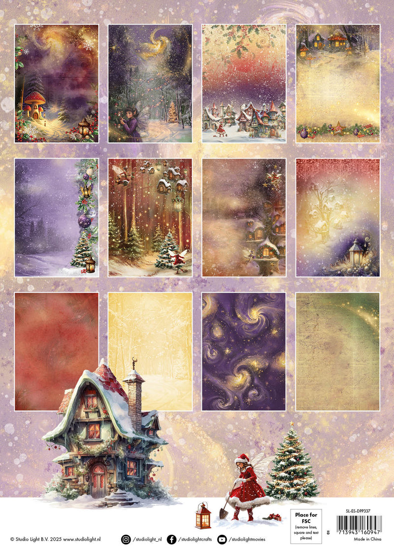 SL Designer Paper Pad Fairy Christmas Essentials 36 Sheets-2