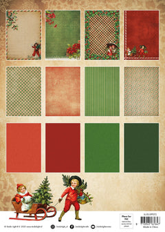 SL Designer Paper Pad Vintage Christmas Essentials 36 Sheets-2