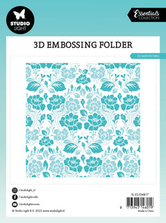 SL Embossing Folder Flower Pattern Essentials 150x150x4mm 1 PC nr.17-4