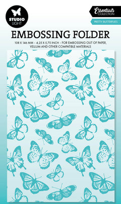 SL Embossing Folders Pretty Butterflies Essentials 1 PC-1