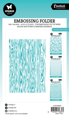 SL Embossing Folders Wooden Planks Essentials 1 PC-2