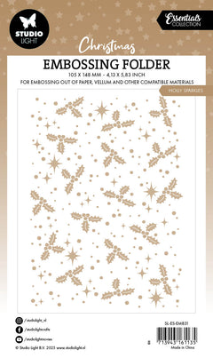 SL Classeur de gaufrage Houx étincelant Essentiels 1 pièce-2