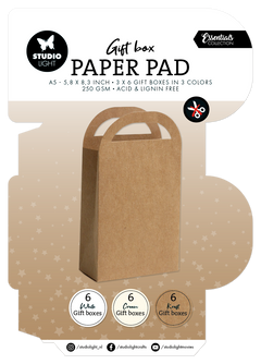 SL Giftbox Bloc de Papier Sac Cadeau Essentiels 18 Feuilles-1