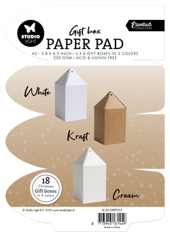 SL Boîte Cadeau Blocs de Papier Essentiels Boîte Cadeau 18 Feuilles-2