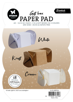 SL Bloc de papier coffret cadeau Boîte à bonbons Essentials 18 feuilles-2