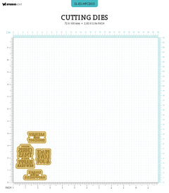 SL Hot Foil Dies Sentiments Essentials 8 PC-2