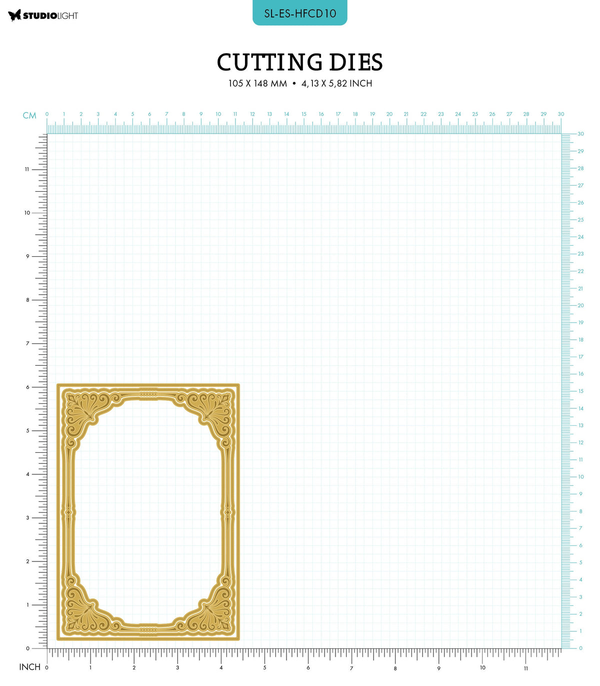 SL Hot Foil Dies A6 Border Shape Essentials 4 PC-2