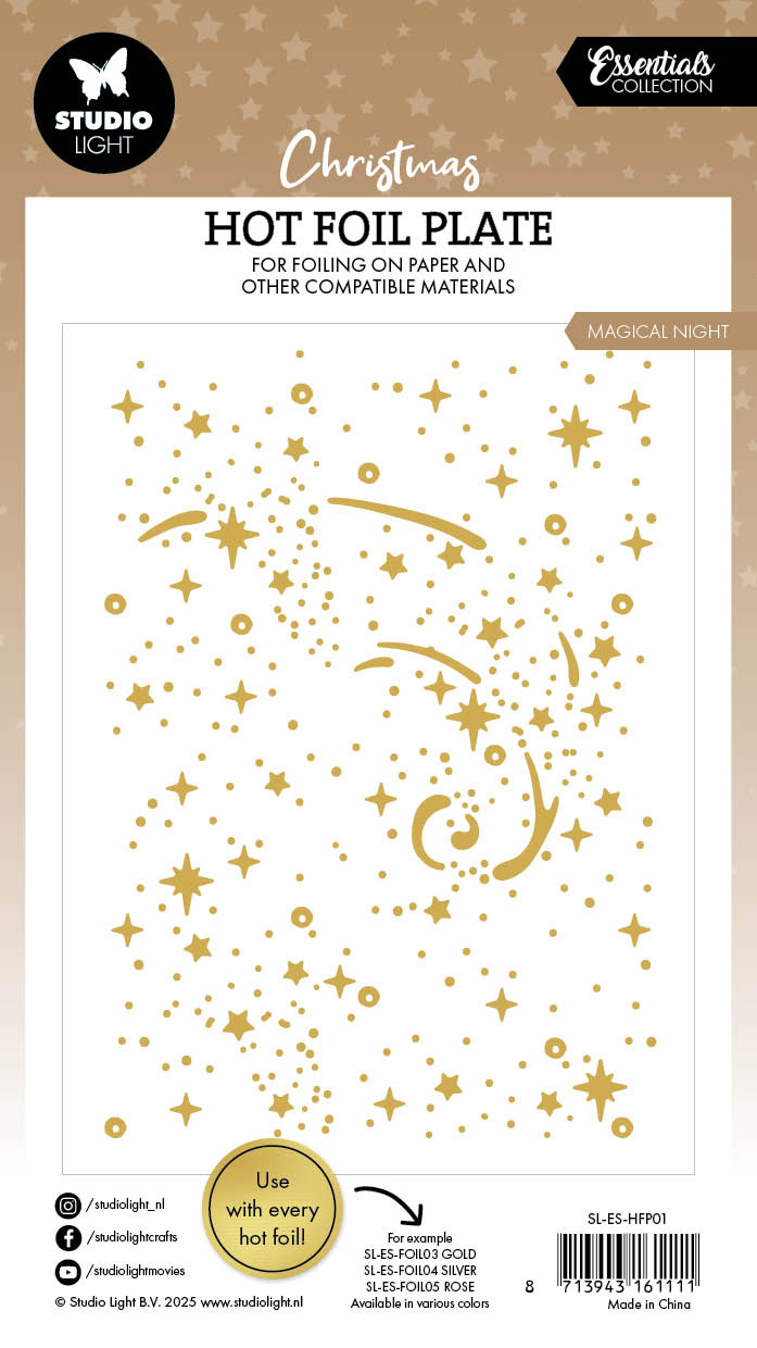 SL Hot Foil Plate Magical Night Essentials 1 Piece-2