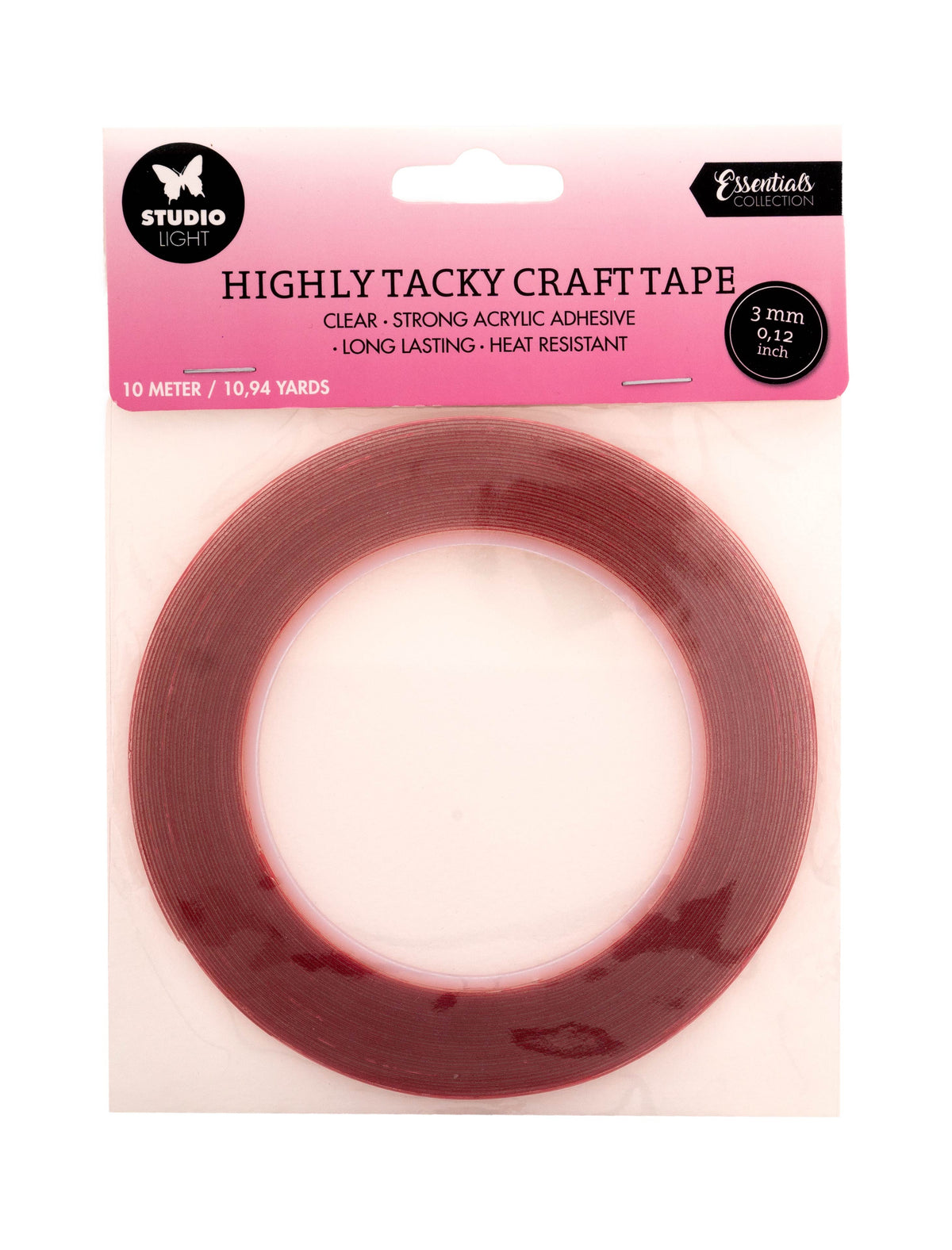 SL Ruban adhésif double face ultra-adhérent 3 mm Outils essentiels 165x130x3mm 10 M nr.01