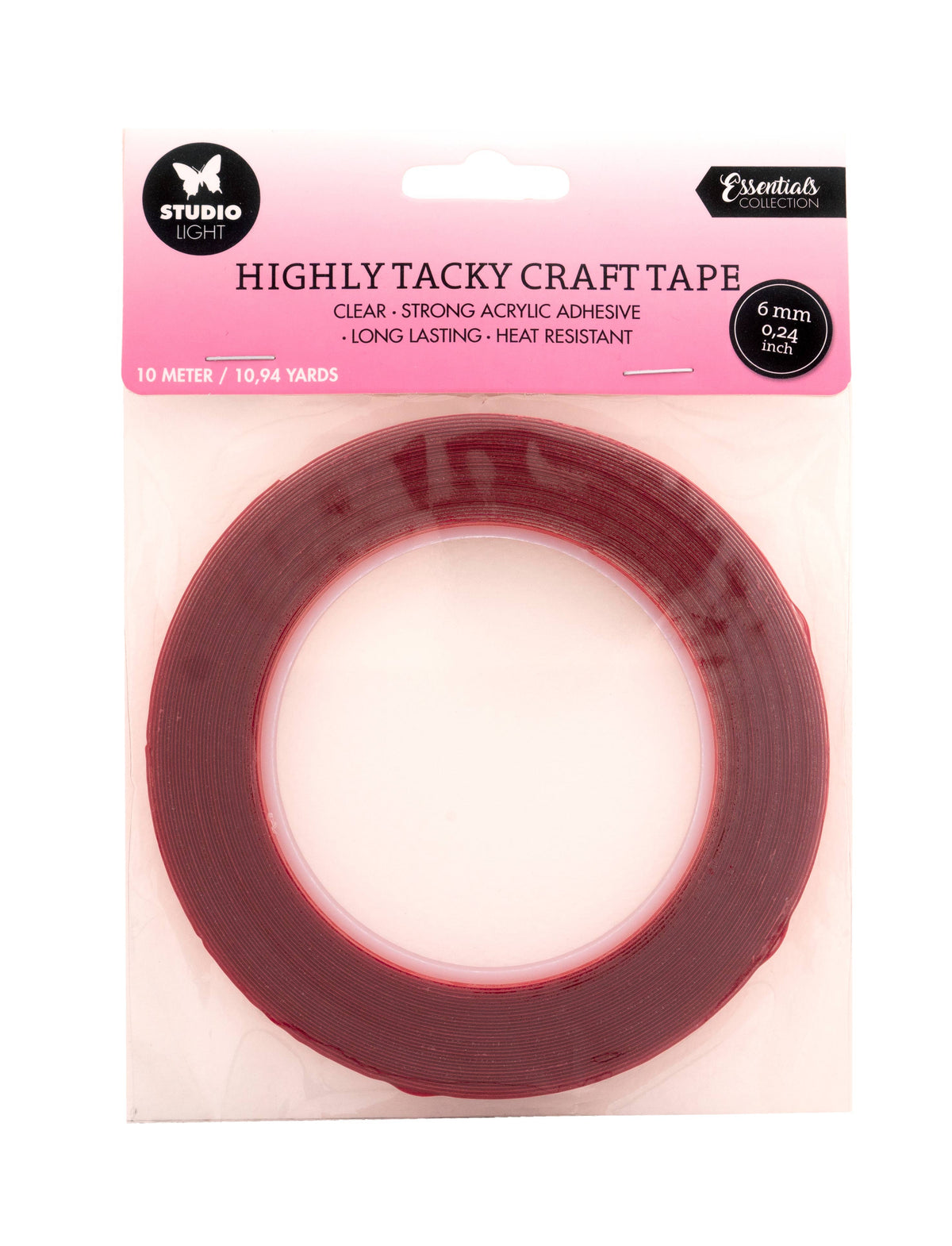 SL Ruban adhésif double face très collant 6mm Outils essentiels 165x130x6mm 10 M nr.02