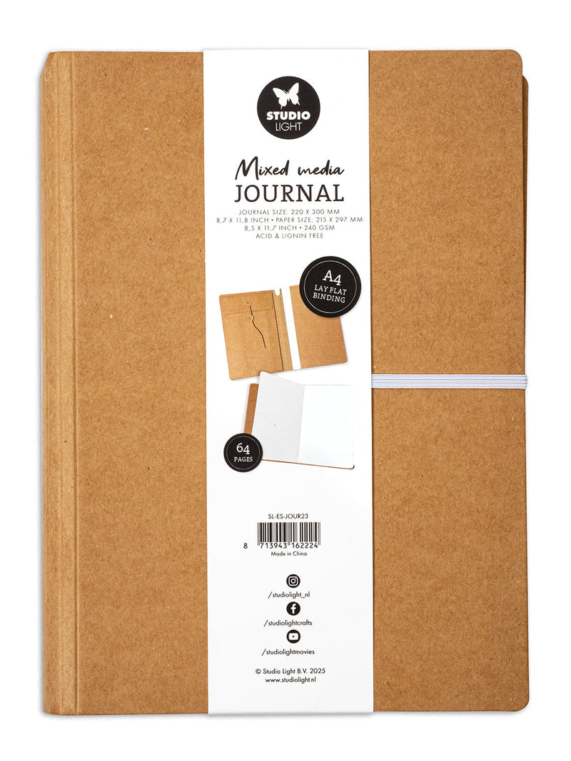 SL Mixed Media Journal A4 Size Essentials 64 Pages-1