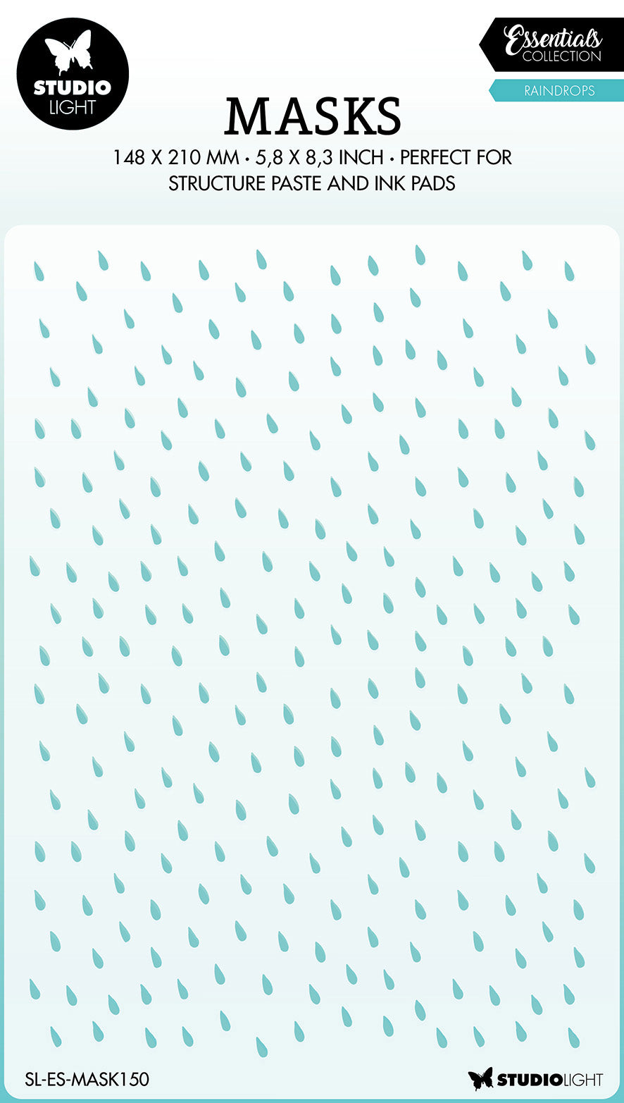 SL Mask Raindrops Essentials 150x210x1mm 1 PC nr.150-1