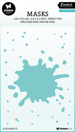 SL Mask Paint Splatter Essentials 150x210x1mm 1 PC nr.151-1