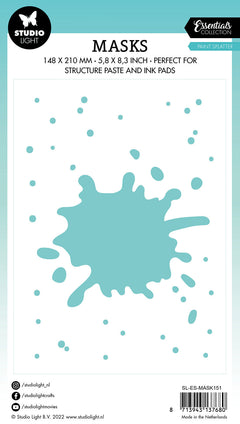SL Mask Paint Splatter Essentials 150x210x1mm 1 PC nr.151-2