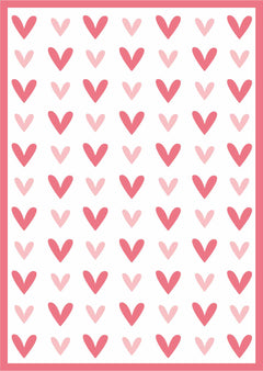 SL Mask Heart Pattern Essentials 150x210x1mm 1 PC nr.175-2