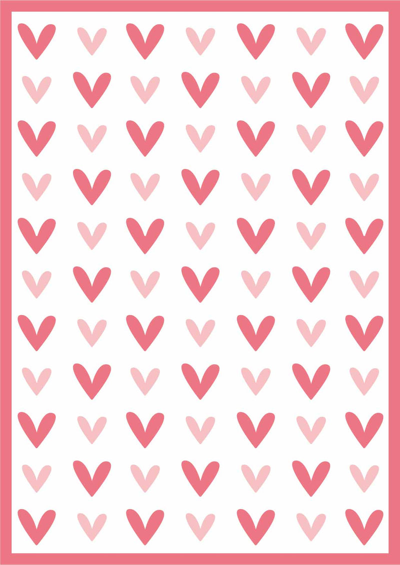 SL Mask Heart Pattern Essentials 150x210x1mm 1 PC nr.175-2