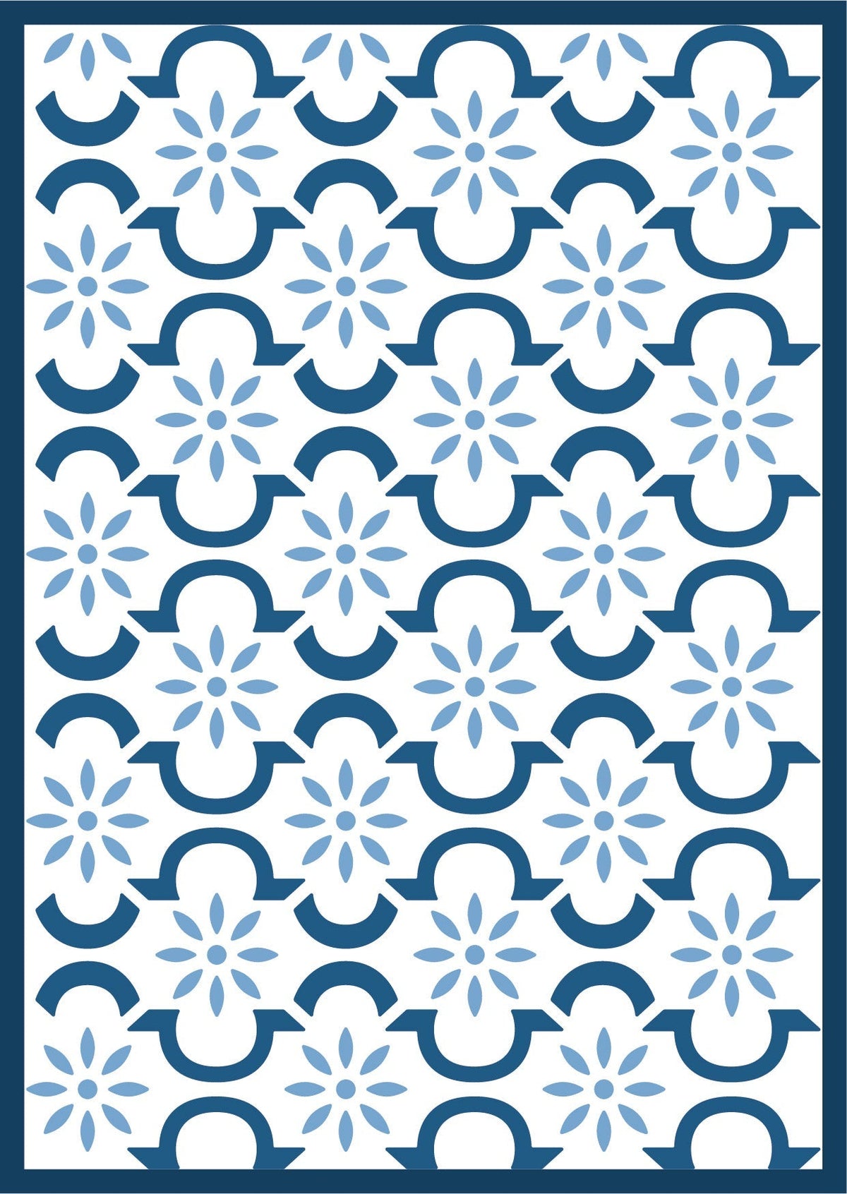 SL Mask Floral Pattern Essentials 150x210x1mm 1 PC nr.177-2